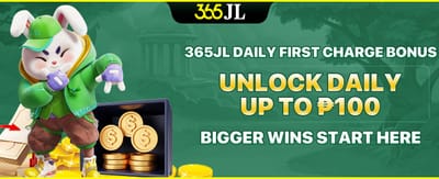 365JL Daily First Charge Bonus promotion image